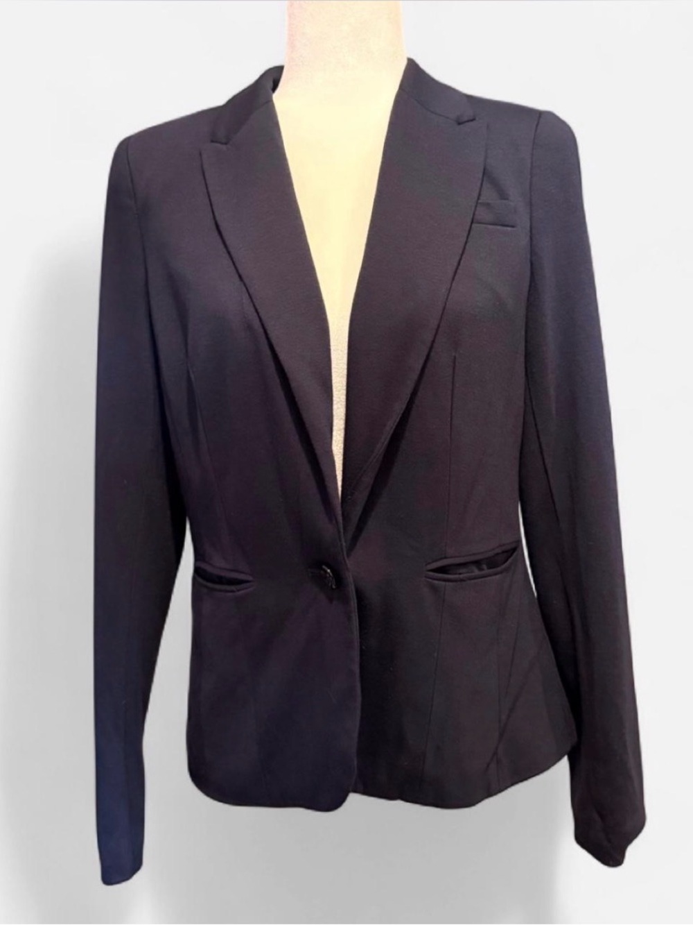 Classic Navy Blue Women's Blazer Jacket